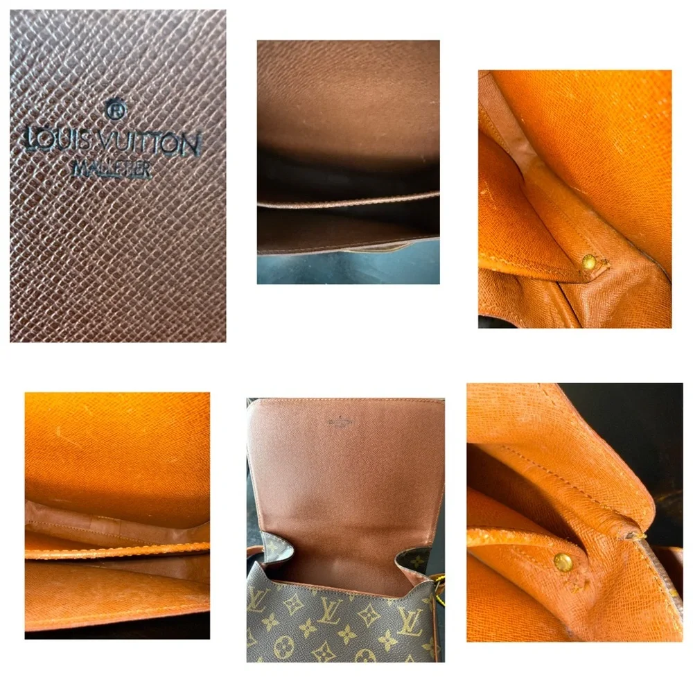 Vintage Louis Vuitton Monogram Cartouchière-Style Flap Crossbody- see Callouts - Picture 11 of 15